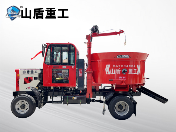 四驅(qū)攪拌車帶隨車吊